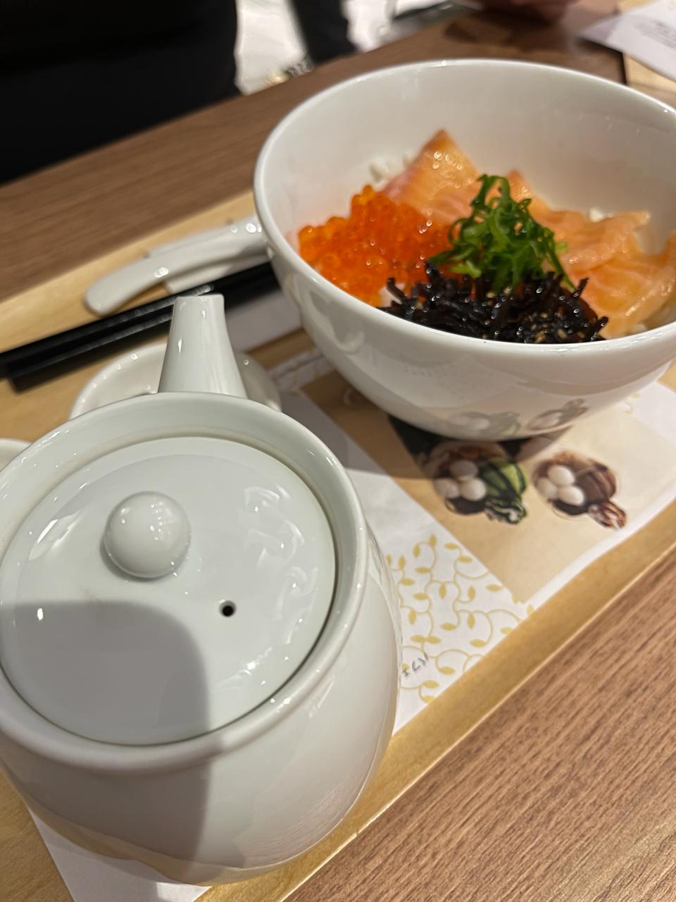 First time trying Ochazuke, Nana Green Tea, [food album], Madeline Djaja, 2025